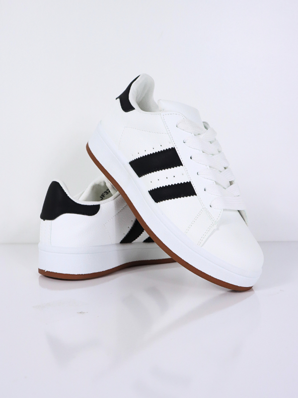 Zapatos casuales de rayas