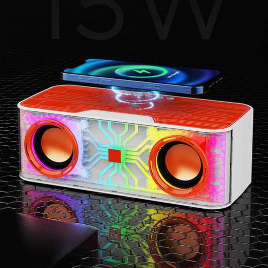 Altavoz RGB con bluetooth y carga inalámbrica