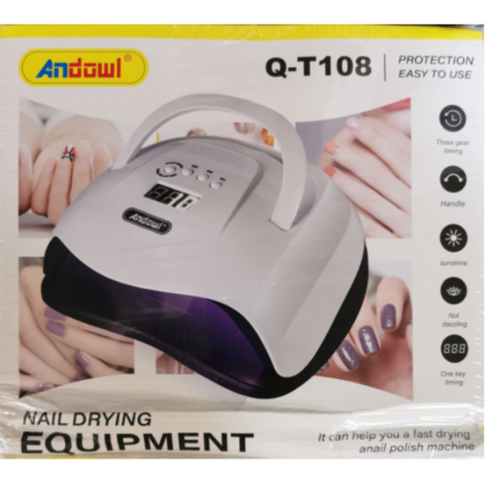 Lámpara UV Uñas LED, 80W Secadora Profesional Clavo Curado Rápido Todo Uñas Gel, Portátil Infrarrojos Detección Manicura Pedicura Lámparas UV,