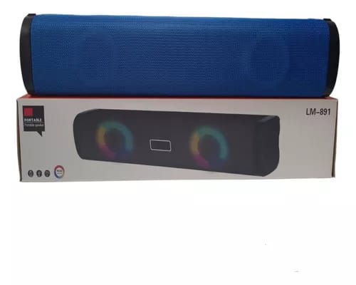 Bocina barra de sonido Bluetooth con luz LED RGB

Características principales:

• Diseño rectangular y compacto.
• Iluminación LED RGB ambiental.
• Disponible en varios colores.
• Conexión Bluetooth inalámbrica.
• Sonido potente y envolvente.
• Portátil y