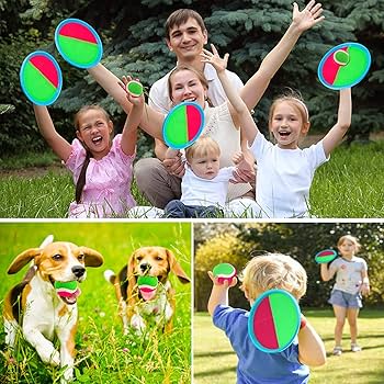 Set de juegos de paletas para la playa