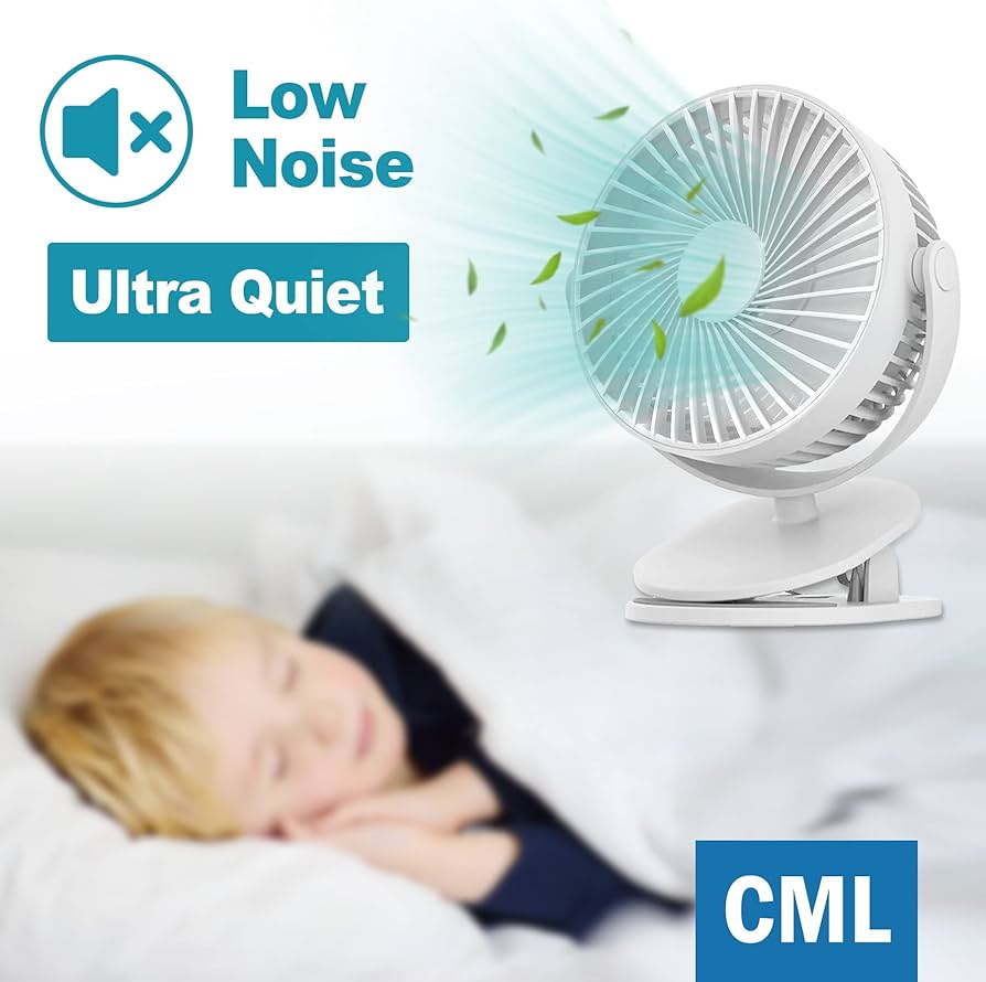Ventilador De Escritorio Usb Recargable 2 Velocidades