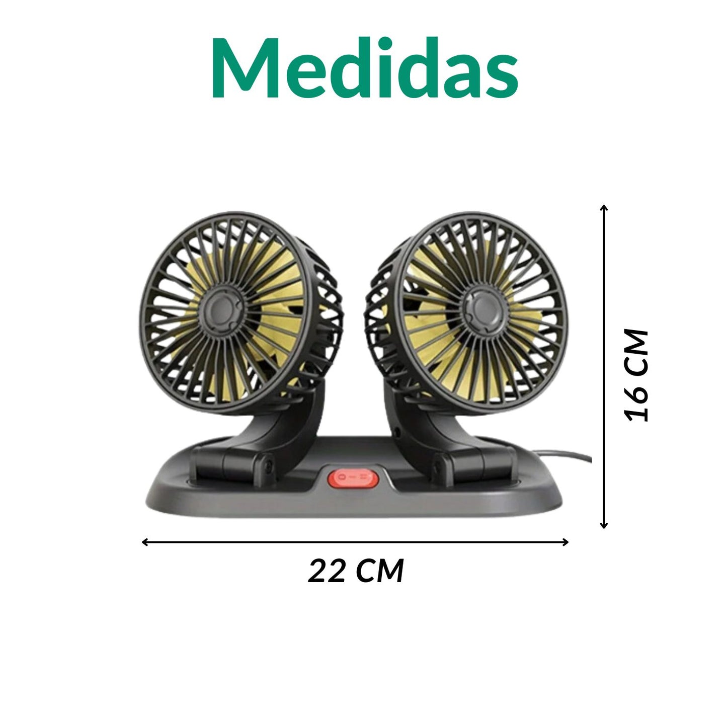 Ventilador doble.
