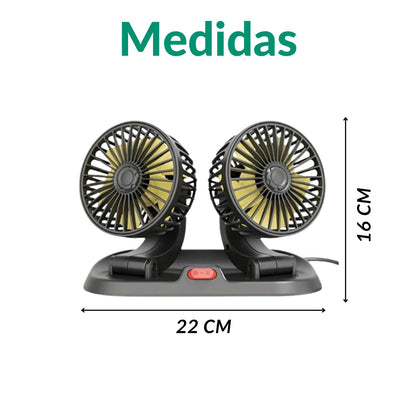 Ventilador doble.