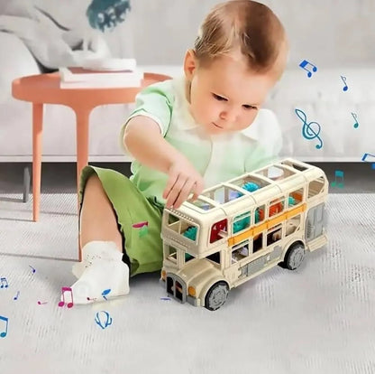 Autobús Escolar Musical Eléctrico – Multicolor