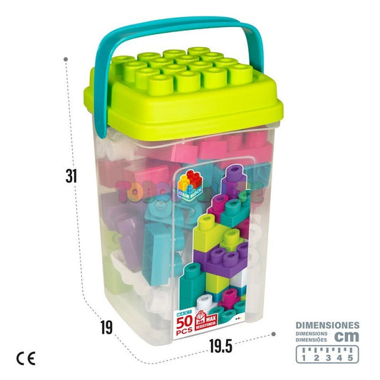 Cubo con 50 piezas