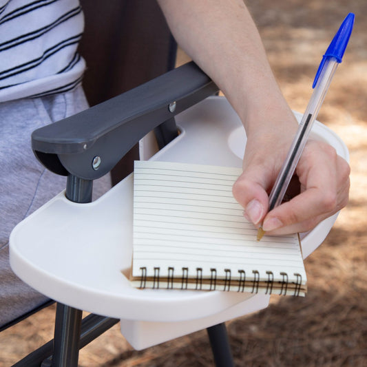 Bandeja posavasos para silla de playa