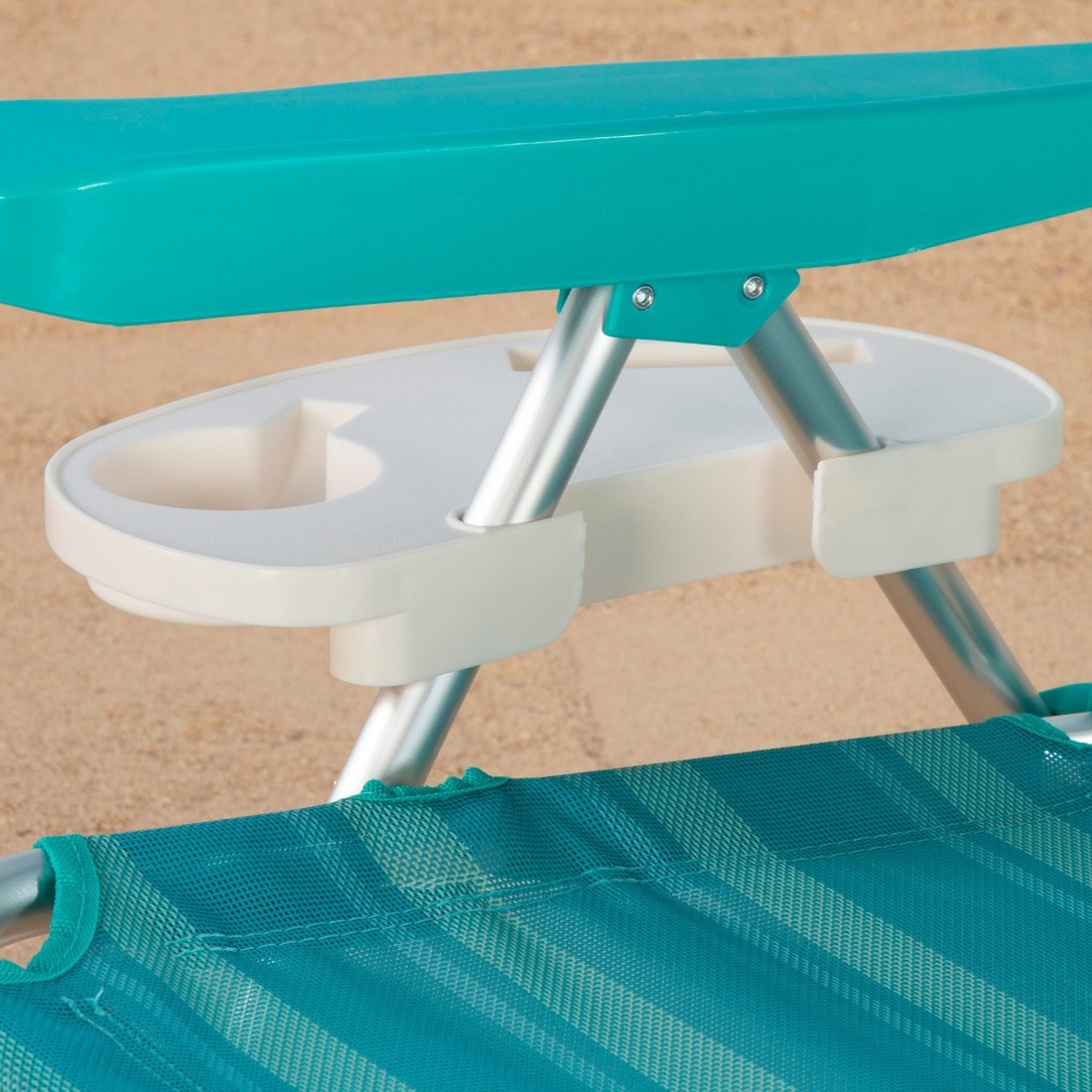 Bandeja posavasos para silla de playa