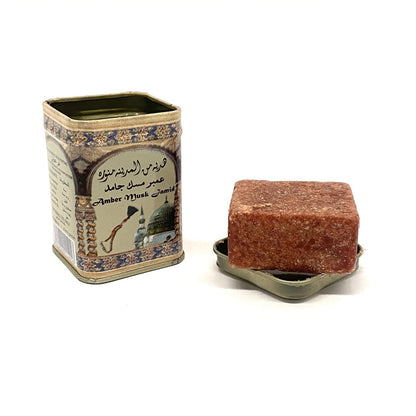 Perfume de almizcle Hemani en piedra Amber Musk Jamid 25g