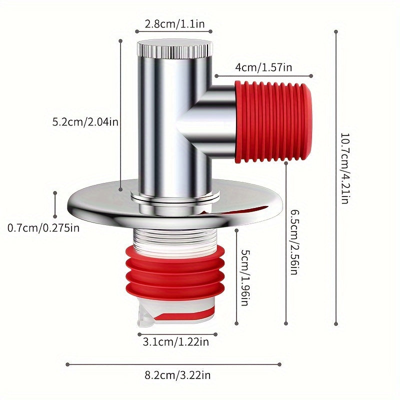 Conector La Tubería Baño