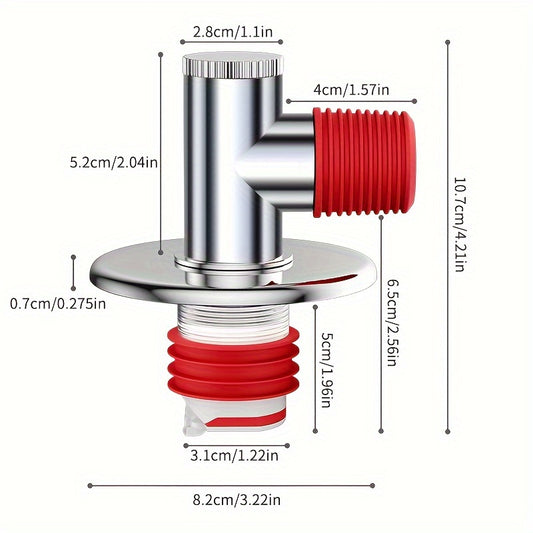 Conector La Tubería Baño
