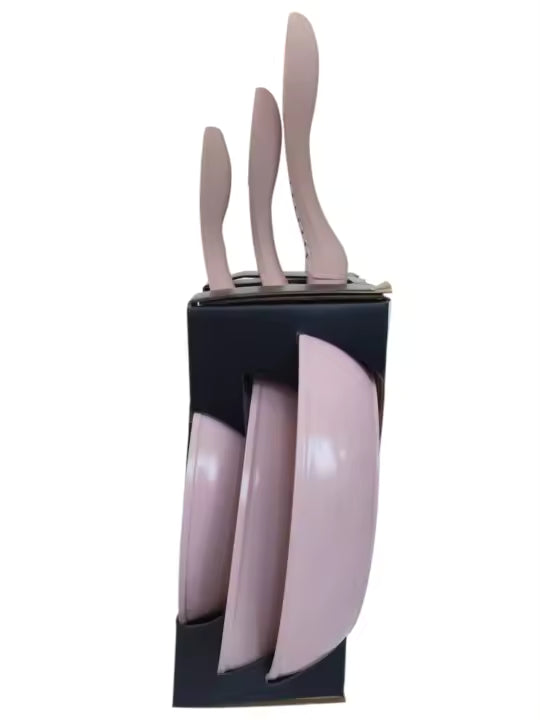 Set de 3 Sartenes 20/24/28cm Revestimiento antiadherente a la piedra Shiro - SET X3 SARTENES - COLOR ROSA