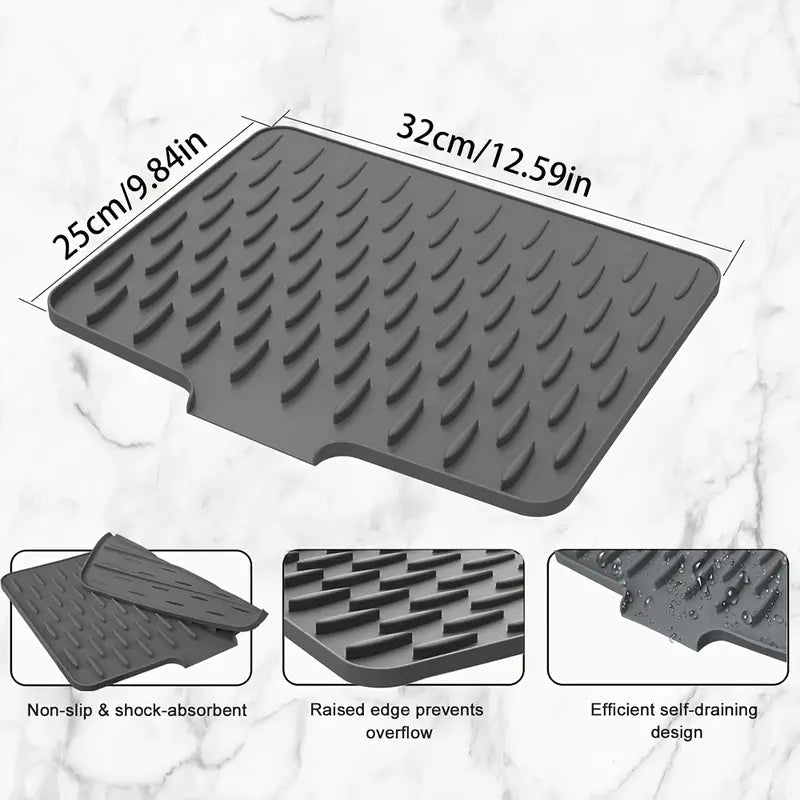 Alfombrilla de Secado para Encimera con Sistema Integralizado