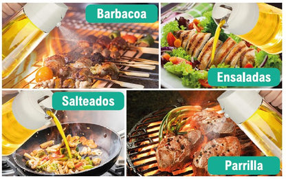 Aceitera dispensadora 2 en 1