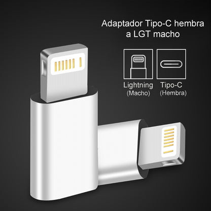 Adaptador LGT macho a TIPO C hembra