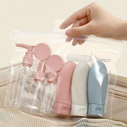 Juego de 11 botellas de viaje