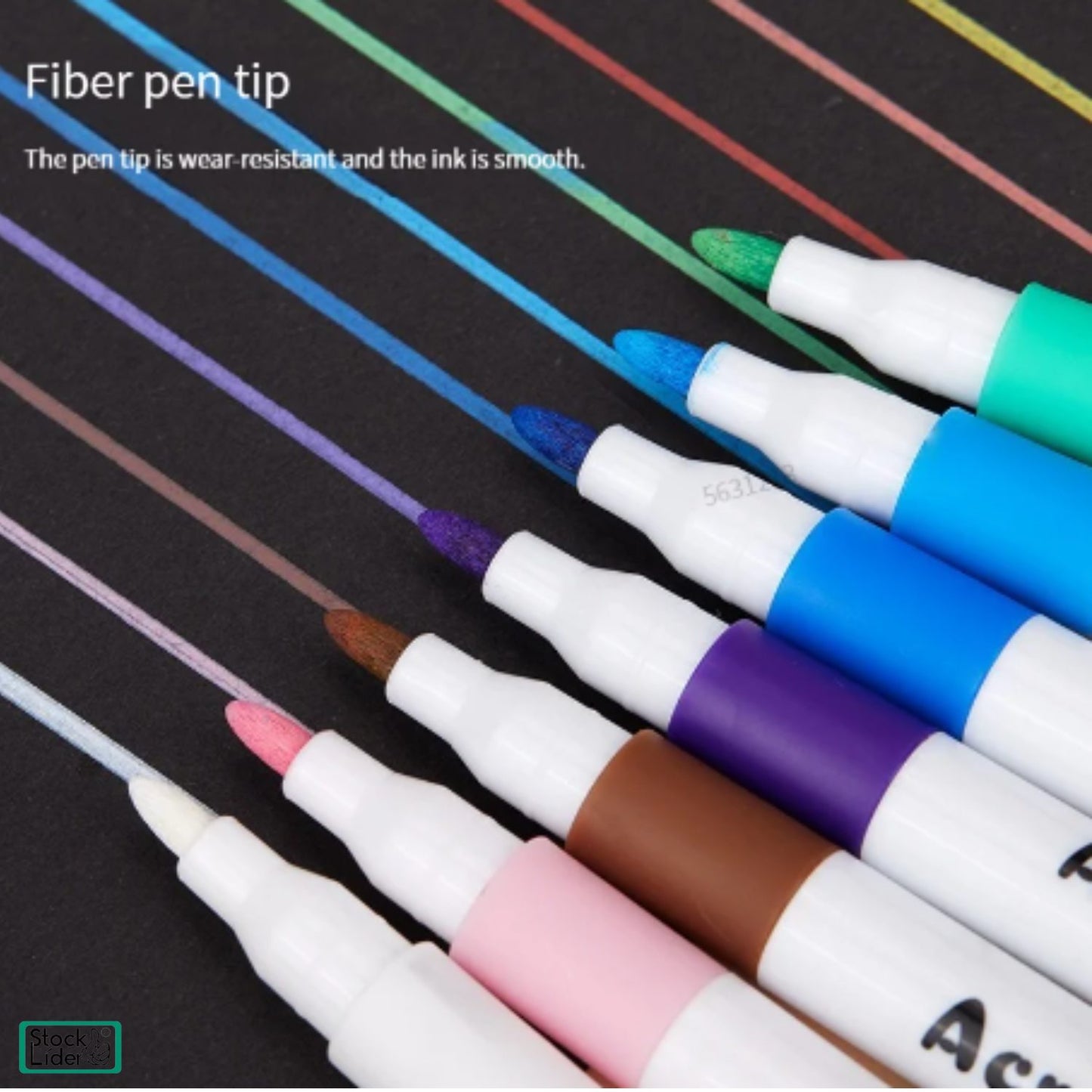 Rotuladores acrílicos multisuperficie 12pcs