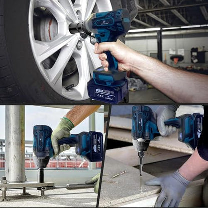 Kit de taladro percutor rotativo  4 en 1 de 48 V,