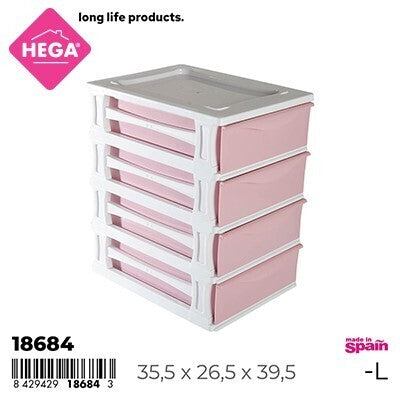 Cajonera de 4  cajones