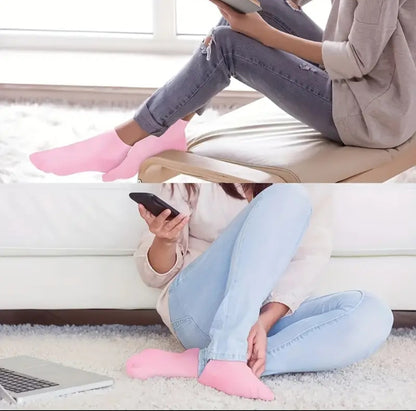 Calcetines de silicona para crema hidratacion pelo