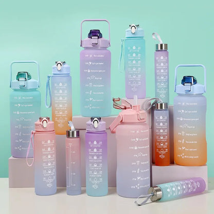 Pack 3 botellas deportivas redondas