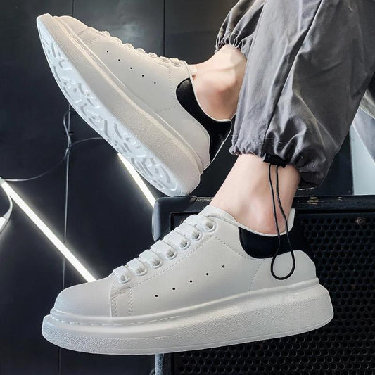Zapatos Blancos De Suela Gruesa