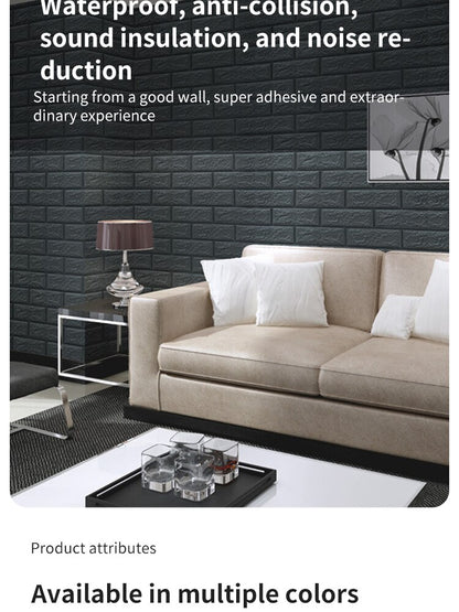 ladrillo adhesivo pared pared impermeable pared autoadhesivo simple
77x70cm