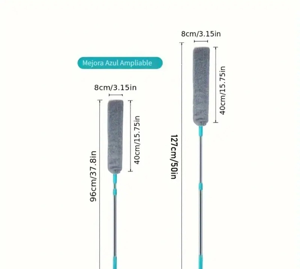Mopa de lengüeta flexible y extensible