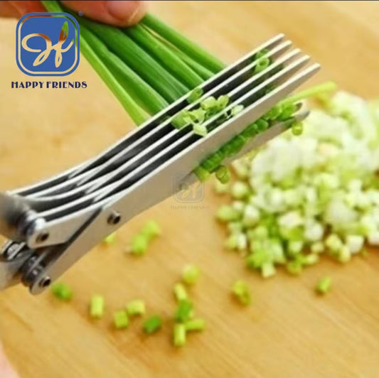 Tijeras 5 filos Cocina Inoxidable  18 Cm