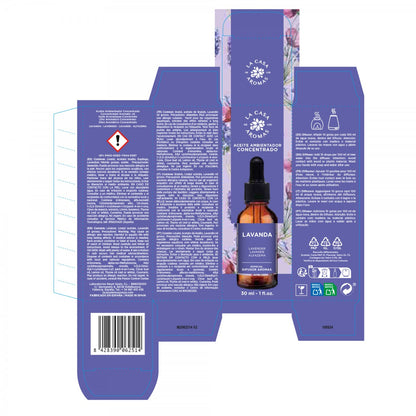ESENCIA HUMIFICADOR ACEITE ESENCIAL HIDROSOLUBLE LAVANDA 30 ML - LA CASA DE LOS AROMAS