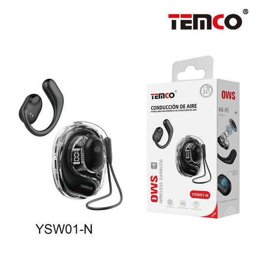 Auriculares Bluetooth mini OWS Negro