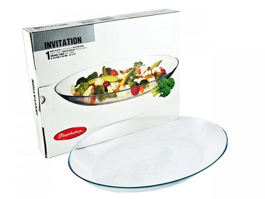 Plato ovalado de invitación 10336 de Paşabahçe, 330 mm
