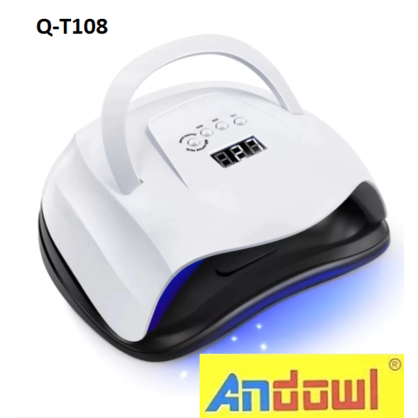 Lámpara UV Uñas LED, 80W Secadora Profesional Clavo Curado Rápido Todo Uñas Gel, Portátil Infrarrojos Detección Manicura Pedicura Lámparas UV,