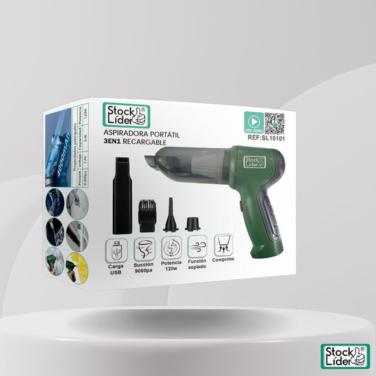 Aspiradora portátil 3en1 recargable
