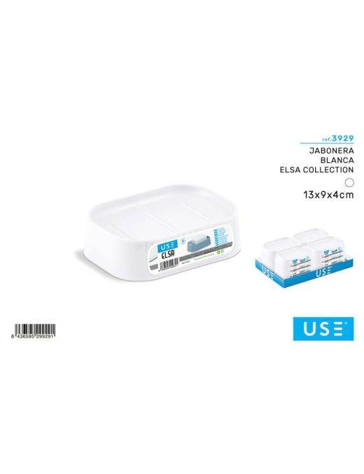 Jabonera de plástico