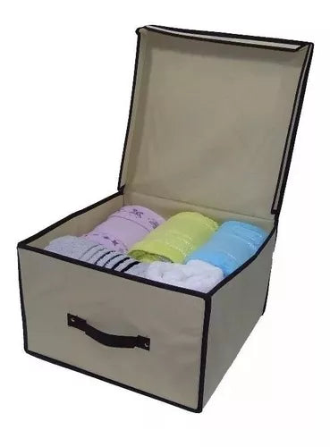 Caja Organizadora Multiuso Rigida Con Tapa
28x30x15.5 cm