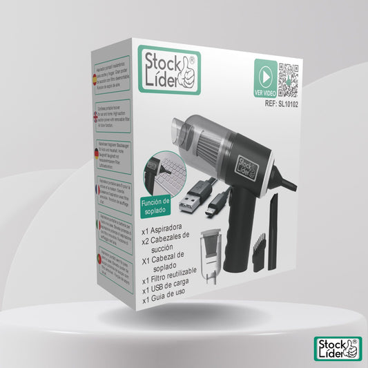 Mini aspiradora portátil recargable