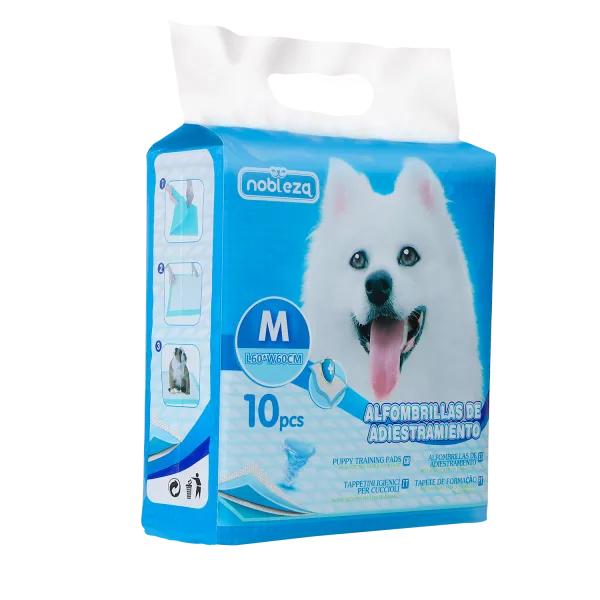Alfombrillas de adiestramiento para mascotas 60 x 60 Nobleza 10 ud.