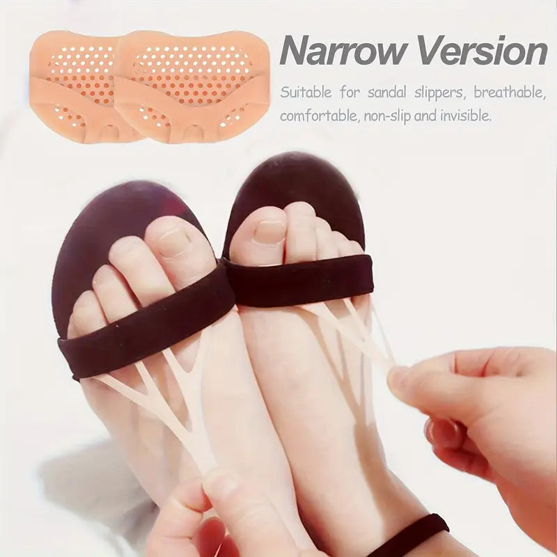 almohadillas de gel para pies, adecuadas para la parte delantera del pie, una talla para todos.
