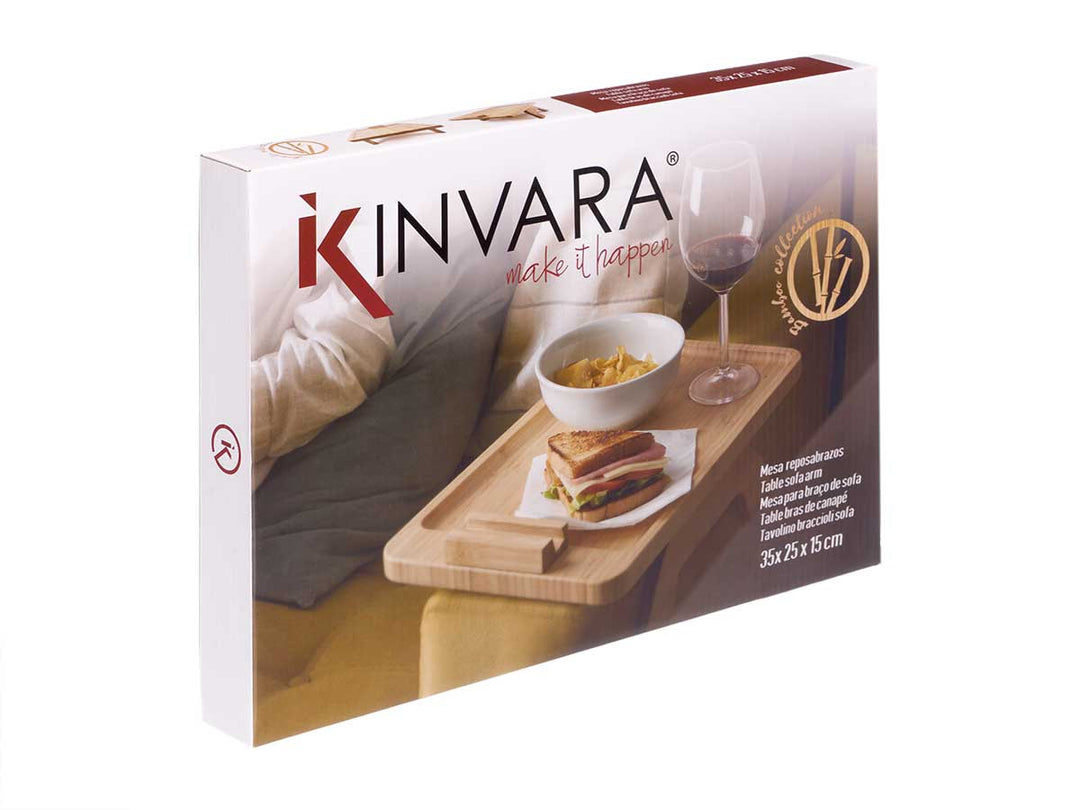 Mesa Bambu Brazo Sofa 35cm