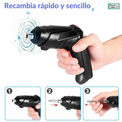Destornillador eléctrico sin cables 47PCS