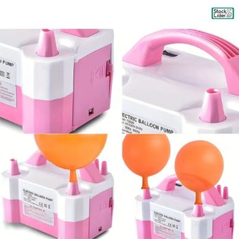Inflador Globos Electrico | Bomba De Globo Eléctrica Con Doble Boquilla | Bomba De Aire Eléctrica De Alta Potencia 600w